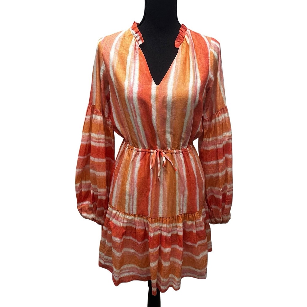 Willa Story Alanna Dress Womens Size XS Midi Long Puff Sleeve Grannycore Prairie
